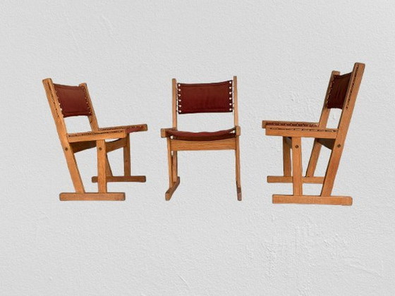 Image 1 of Safari Chairs By Svein Björneng For Bruksbo Norway