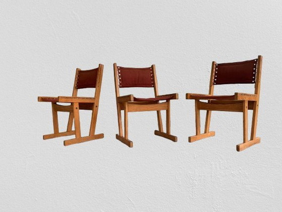 Image 1 of Safari Chairs By Svein Björneng For Bruksbo Norway