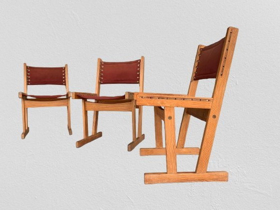 Image 1 of Safari Chairs By Svein Björneng For Bruksbo Norway