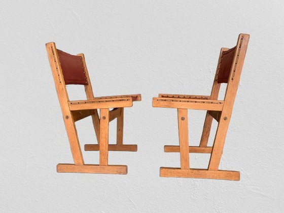 Image 1 of Safari Chairs By Svein Björneng For Bruksbo Norway