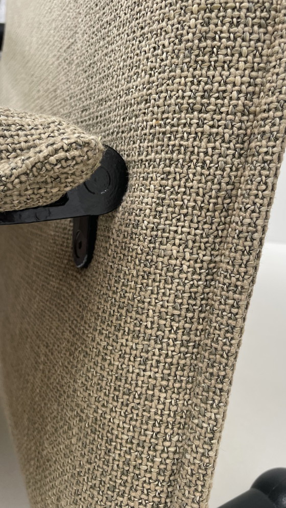 Image 1 of 2 x Arflex T-Line armchairs taupe fabric design Burkhard Vogtherr