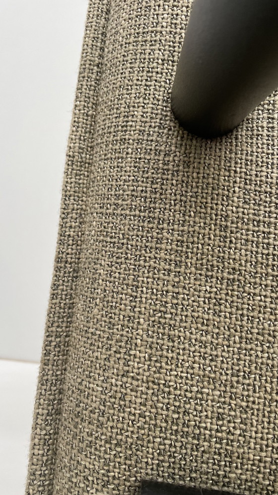 Image 1 of 2 x Arflex T-Line armchairs taupe fabric design Burkhard Vogtherr