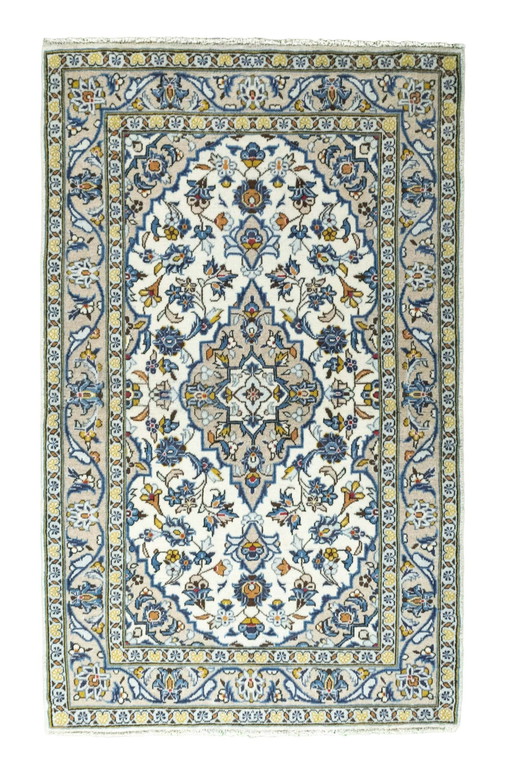 Hand-knotted Keshan oriental rug - 157 X 97 Cm