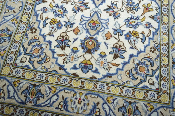 Image 1 of Alfombra oriental Keshan anudada a mano – 157 x 97 cm