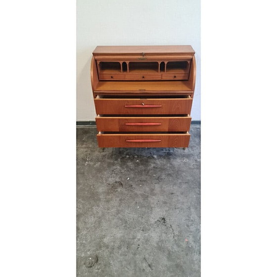 Image 1 of Vintage Swedish teak secretary by Egon Ostergaard for Msi, Sweden