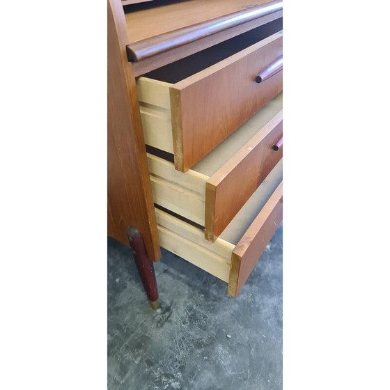 Image 1 of Vintage Swedish teak secretary by Egon Ostergaard for Msi, Sweden