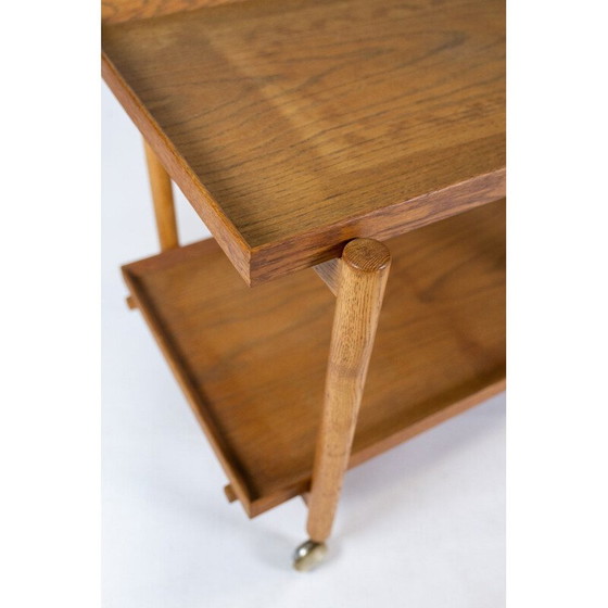 Image 1 of Tavolo da bar vintage con prolunga in rovere di Hundevad Furniture, Danimarca, 1960