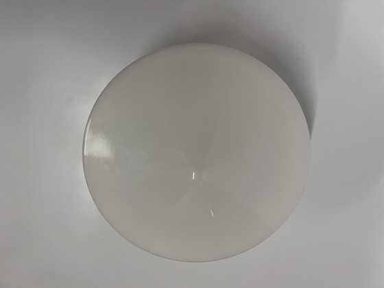 Image 1 of Raak Discus Lamp Bakelite With Opal Glass Model B1410