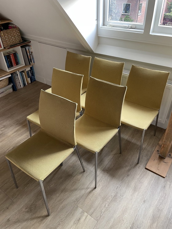 Image 1 of 6x Zanotta Lia Dining Chairs