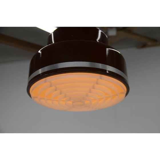 Image 1 of Vintage pendant lamp in metal and plastic, Czechoslovakia 1970