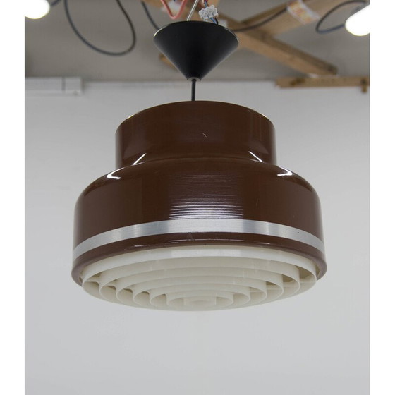 Image 1 of Vintage pendant lamp in metal and plastic, Czechoslovakia 1970