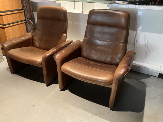 Image 1 of DeSede 3 seater sofa Ds44 & 2 armchairs Ds50