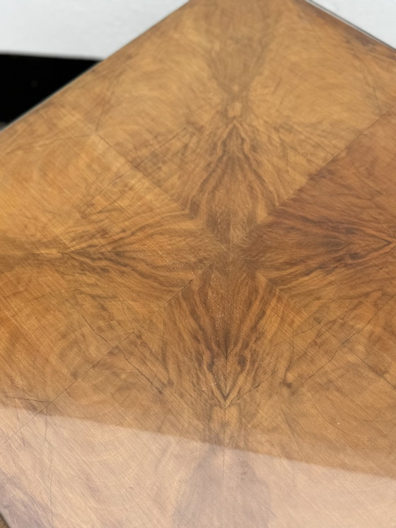 Image 1 of Oak Art Deco Side Table