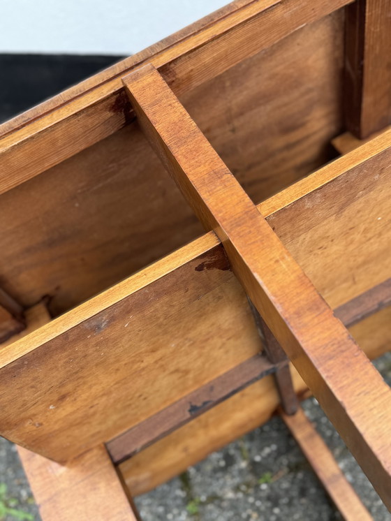 Image 1 of Oak Art Deco Side Table