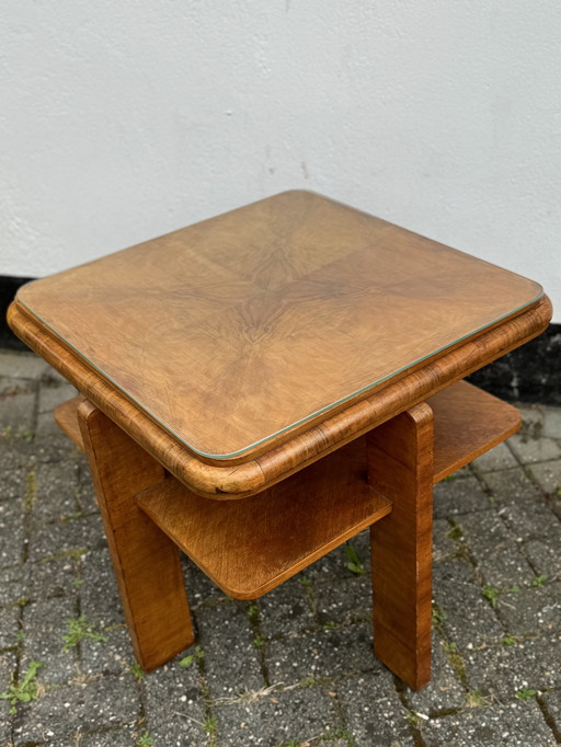 Oak Art Deco Side Table