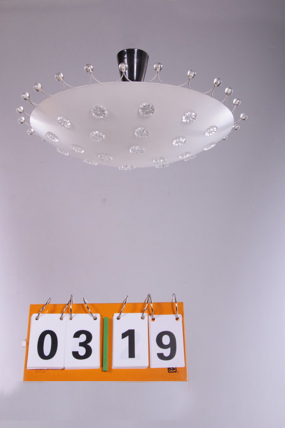 Image 1 of Emil Stejnar ceiling lamp for Rupert Nikoll Austria 1950s