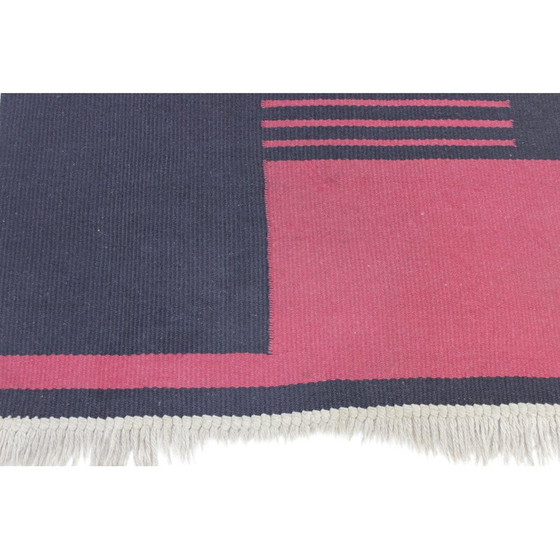 Image 1 of Vintage Kilim Geometric Modernist Carpet - 1960s