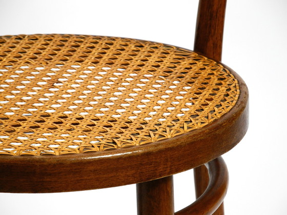 Image 1 of Two Original 1930S Coffee House Chairs Made Of Bentwood With Cane Weave By Zpm Radomsko Poland, A Former Thonet Factory