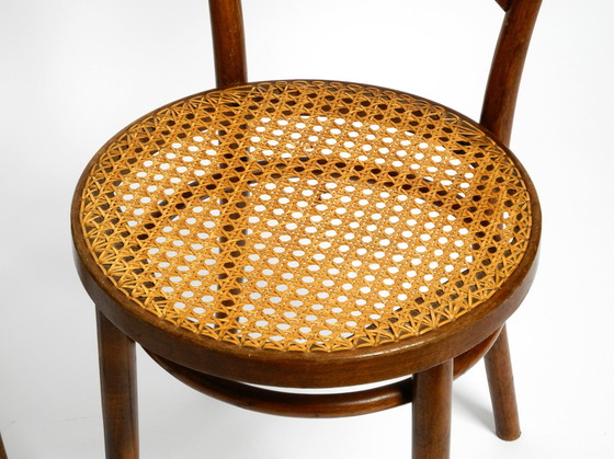 Image 1 of Two Original 1930S Coffee House Chairs Made Of Bentwood With Cane Weave By Zpm Radomsko Poland, A Former Thonet Factory