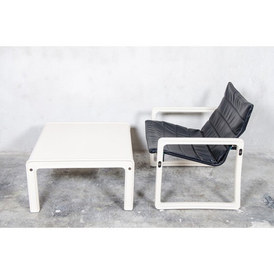 Image 1 of Coffee Table and Lounge Chair by Kho Liang Li and Just Meijer for Kembo - 1970s