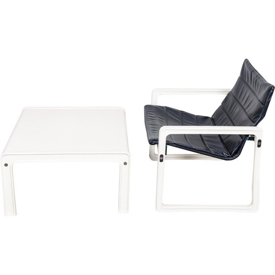 Image 1 of Coffee Table and Lounge Chair by Kho Liang Li and Just Meijer for Kembo - 1970s