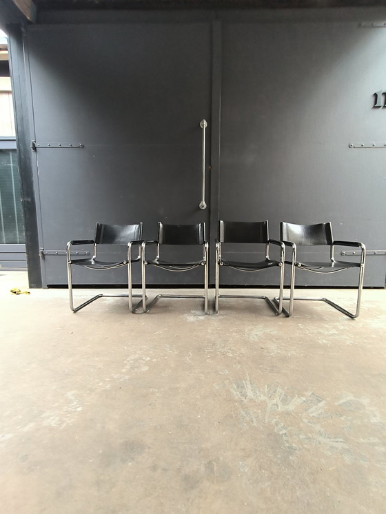 Image 1 of 4x Mart Stam model s 34 chairs