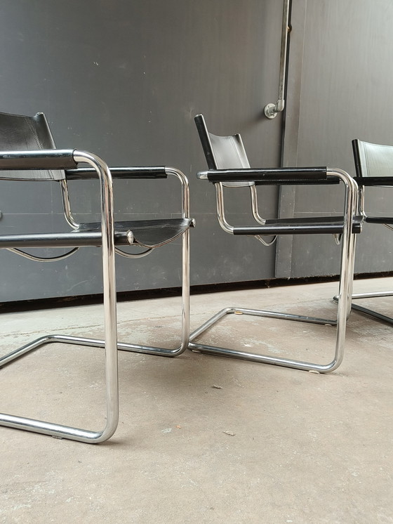 Image 1 of 4x Mart Stam model s 34 chairs