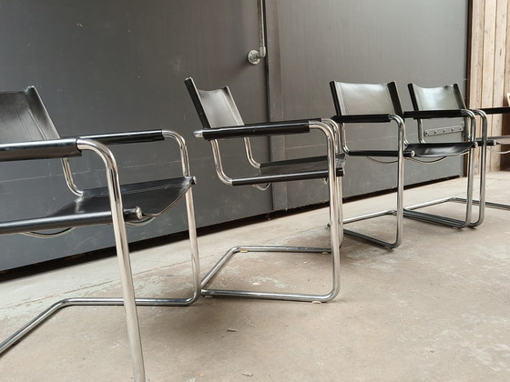 Image 1 of 4x Mart Stam model s 34 chairs