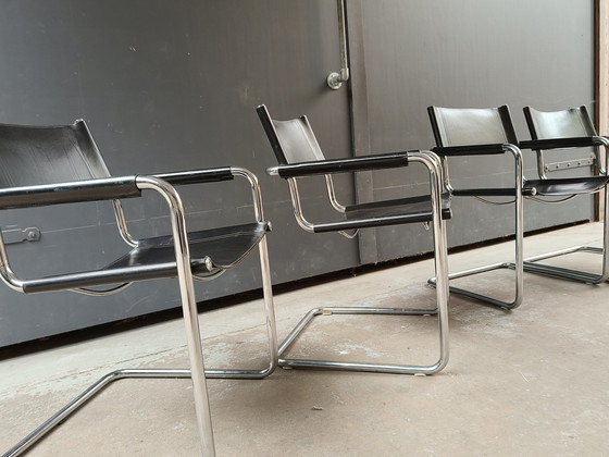 Image 1 of 4x Mart Stam model s 34 chairs