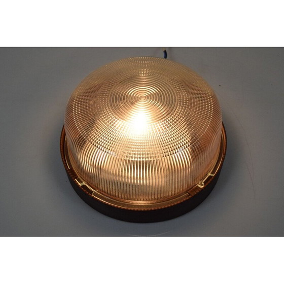 Image 1 of Lampada da soffitto in vetro vintage, Cecoslovacchia, anni '60