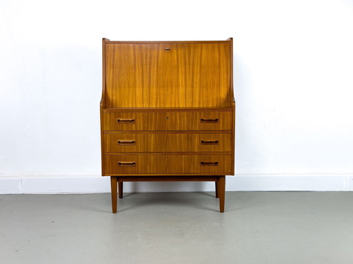 Danish teak secretary by Tibergaard, 1960s