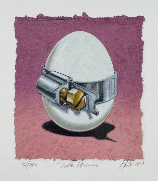 Sharon Amir - Silkscreen Egg