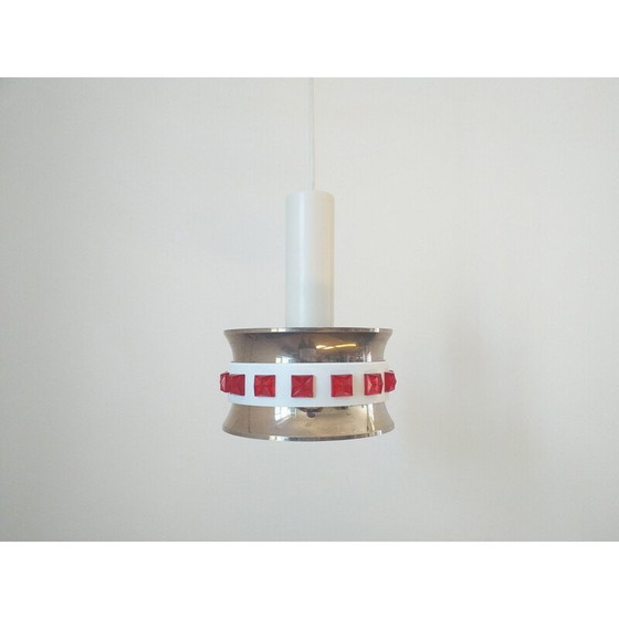 Image 1 of Set of 3 vintage pendant lamps Vitrika, Sweden 1970
