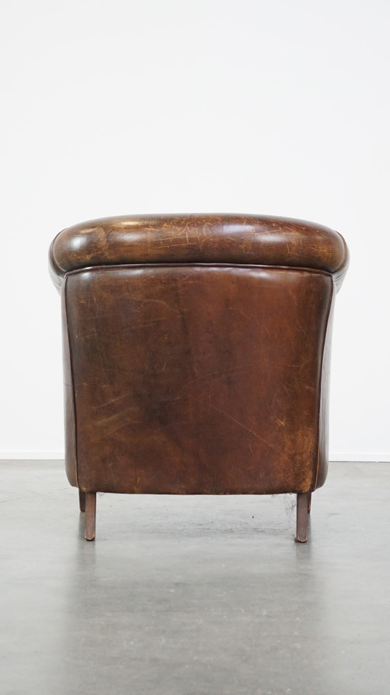 Image 1 of Sheep leather club chair