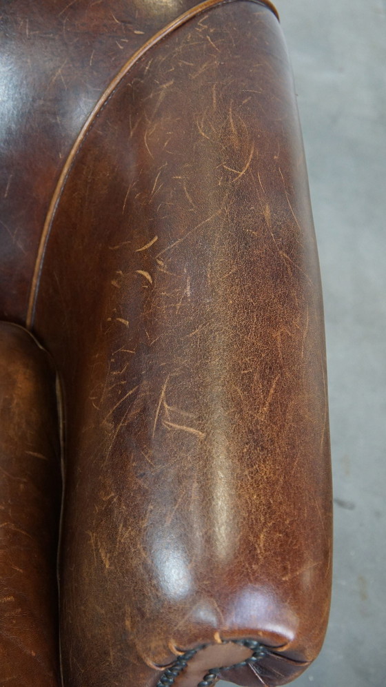 Image 1 of Sheep leather club chair