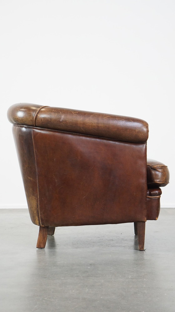 Image 1 of Sheep leather club chair