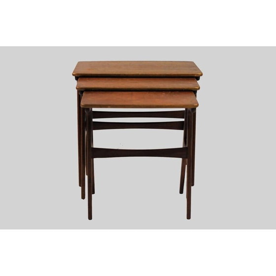 Image 1 of Danish vintage nesting tables in teak, 1960s