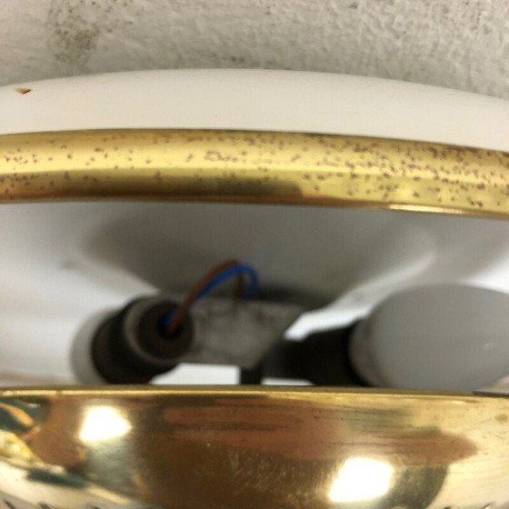 Image 1 of Pair of vintage Stilnovo sconces in metal and brass, Italy 1950