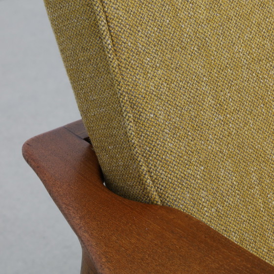 Image 1 of Fauteuil Teck 1960 reupholstered Danish