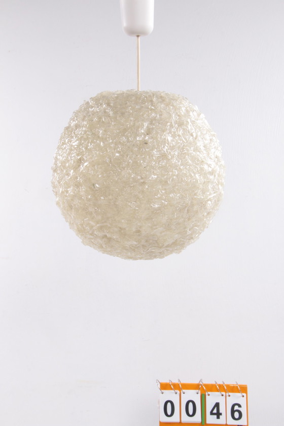 Image 1 of otaflex Lampe suspendue vintage avec une belle texture grossière, 1960 Allemagne