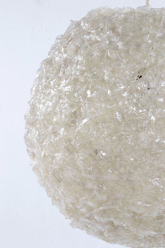 Image 1 of otaflex Lampe suspendue vintage avec une belle texture grossière, 1960 Allemagne