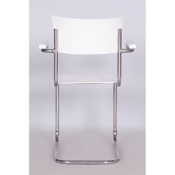 Image 1 of Pair of vintage Bauhaus armchairs in chrome steel by Mart Stam, Germany 1930