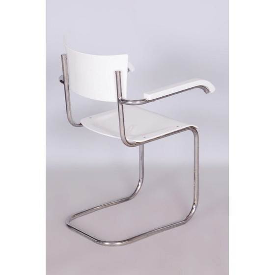 Image 1 of Pair of vintage Bauhaus armchairs in chrome steel by Mart Stam, Germany 1930