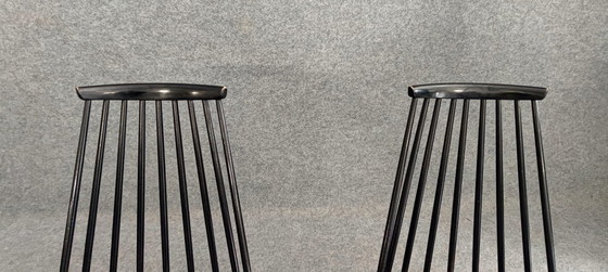 Image 1 of 2x Tapiovaara Mademoiselle Chair Mid Century Design Scandinavian Kitchen Chair Fanett 60s Vintage Retro
