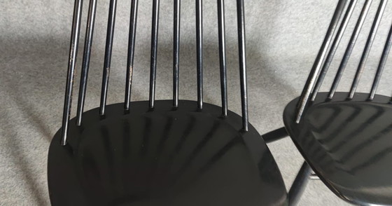 Image 1 of 2x Tapiovaara Mademoiselle Chair Mid Century Design Scandinavian Kitchen Chair Fanett 60s Vintage Retro