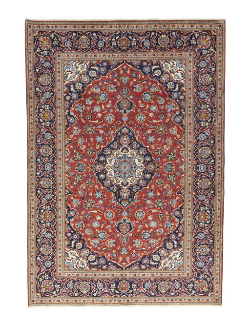 Hand-knotted Keshan Cork Rug - 291 X 201 Cm