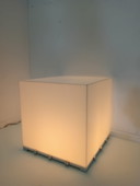 Table d'appoint et lampe, Jacob's Art, Milano