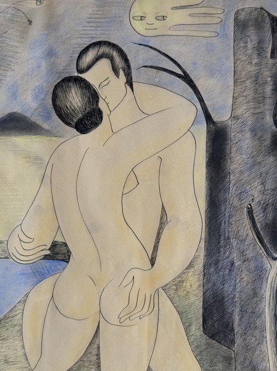 Image 1 of Augusta Berbuto 1914-1986 / Couple Embracing About 1950