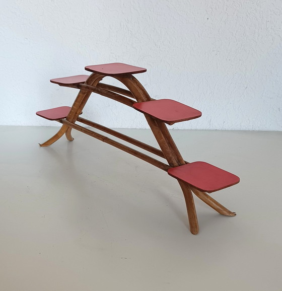 Image 1 of Fifties Plant Table With Five Shelves
