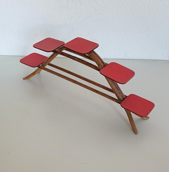 Image 1 of Fifties Plant Table With Five Shelves